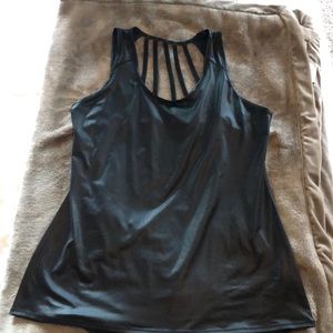 Calia by Carrie Underwood pleather strappy tank